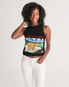 "The lost white paradise" Women's Cropped Tank